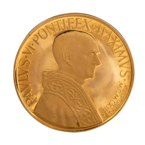 Vatikan/GOLD - Medaille von Papst Paulus VI.