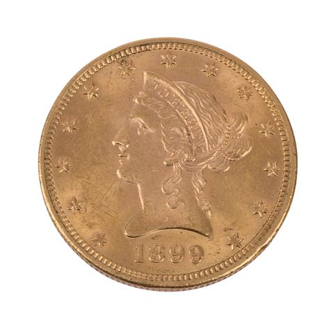 USA /GOLD - 10 $ Eagle Liberty Head 1899