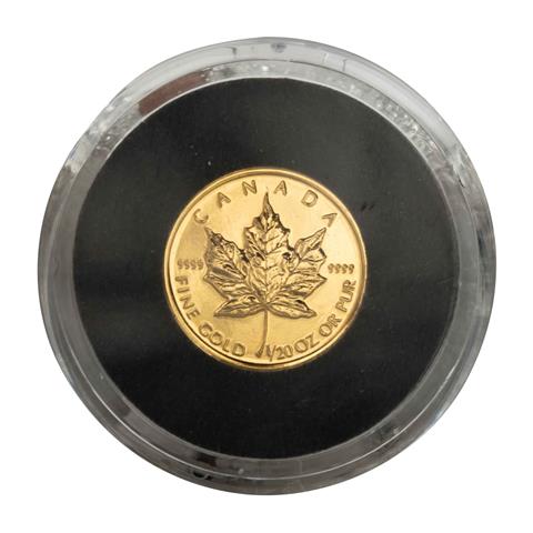 Kanada /GOLD - Elisabeth II. 1 $ Maple Leaf 1/20 oz 1993