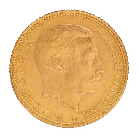 Dänemark /GOLD - Christian X. 20 Kroner 1914