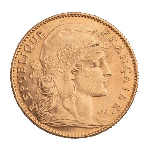 Frankreich /GOLD - 10 Francs 'Marianne' 1914