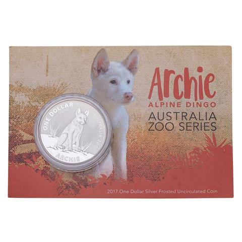 Australien /SILBER - 1 $ 'Zoo-Serie / Archie' 1 Unze 2017