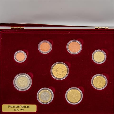 Vatikan/GOLD - Premium Kursmünzensatz 'Wappen Papst Franziskus' 2017,