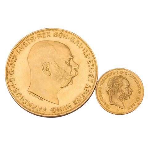 Österreich /GOLD-Lot Franz Josef I. mit insg. ca. 33,3 g Feingold