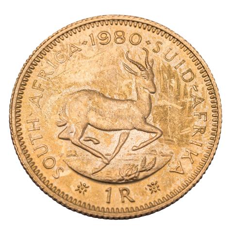 Südafrika /GOLD - 1 Rand 1980