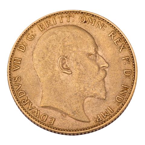 Großbritannien /GOLD - Edward VII. 1 Sovereign 1904